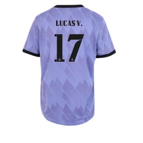 Damen Fußballbekleidung Real Madrid Lucas Vazquez #17 Auswärtstrikot 2022-23 Kurzarm